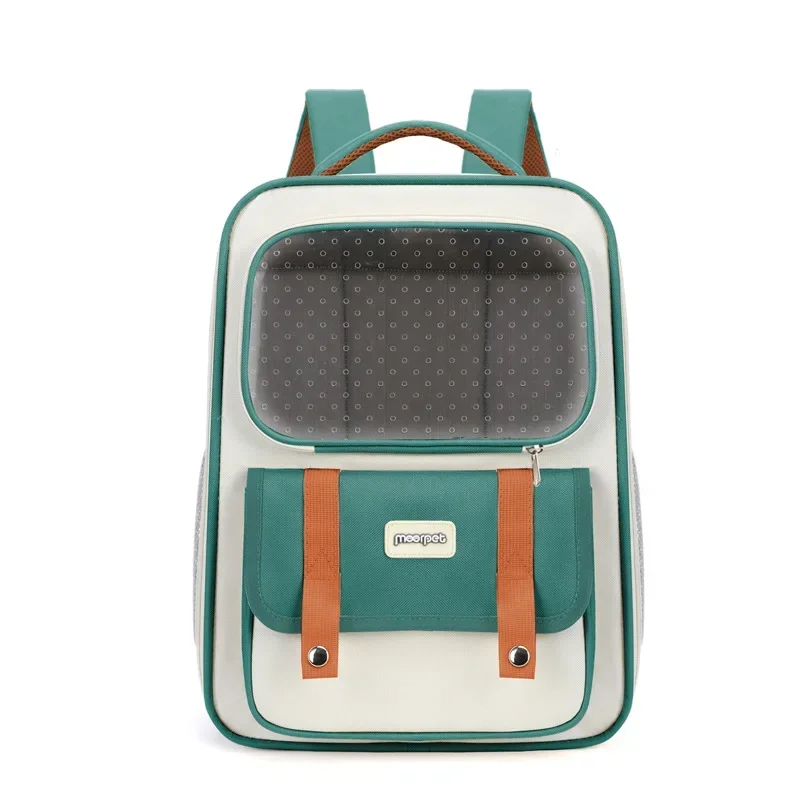 Bolsa para gatos, transpirable, Universal para salir en las cuatro estaciones, mochila portátil para mascotas, mochila plegable para transportar mascotas, bolsas de viaje para gatos - imagen 5