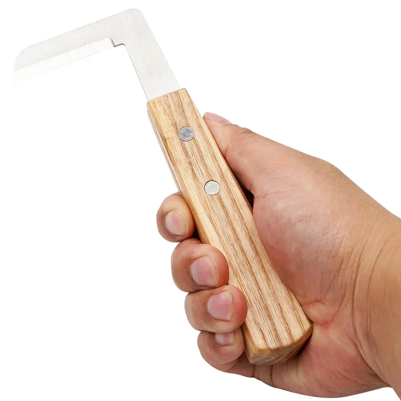 Cortador de pezuña de ganado, 1 piezas, cabra, oveja, cerdo, cuchillo de pezuña de ganado, mano derecha/izquierda, herramientas de poda de pie de Animal, suministros veterinarios - imagen 3