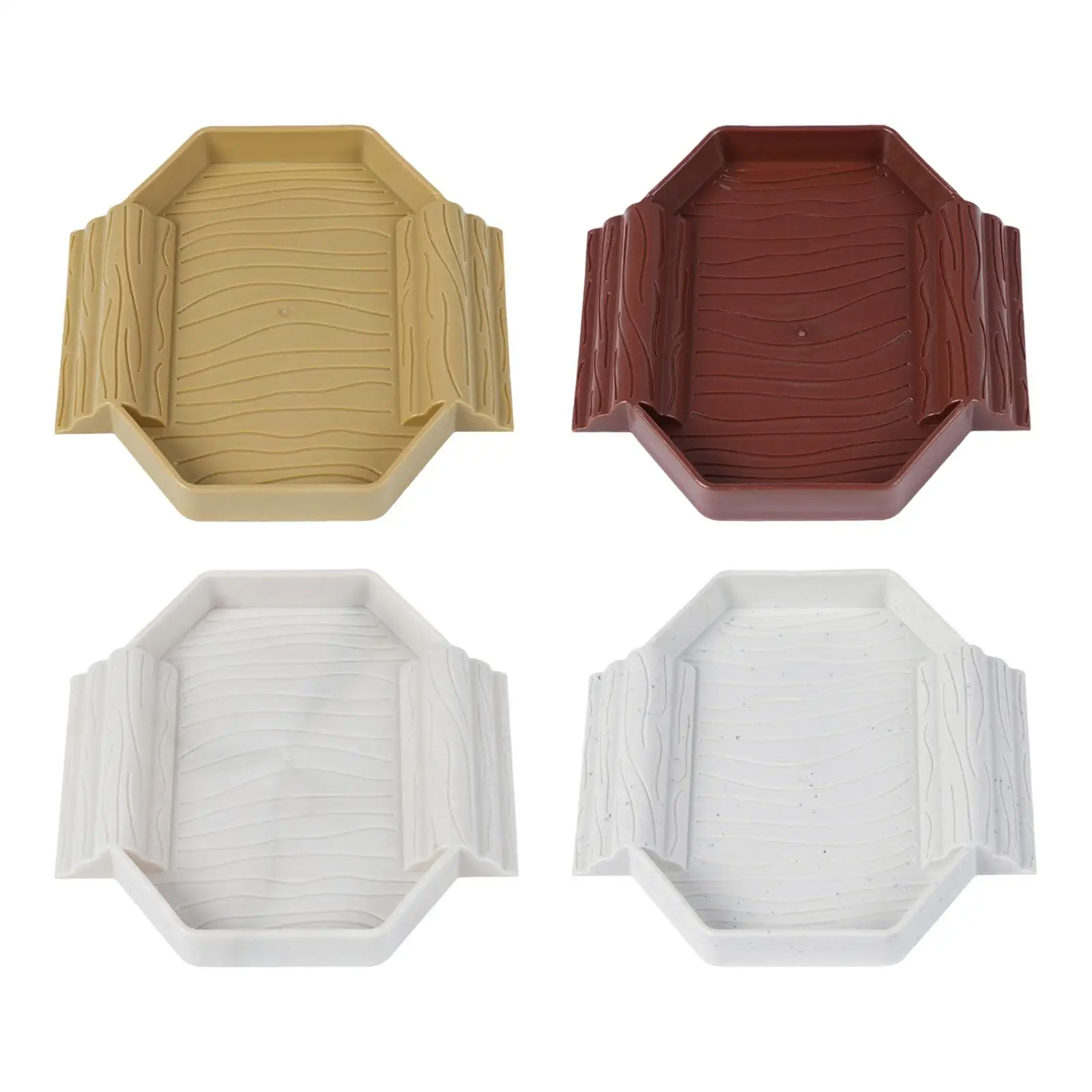 Cuenco de agua para reptiles, paisaje, piscina de reptiles para serpiente Gecko