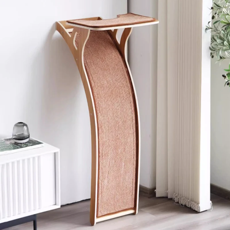 Marco de escalada de madera para gatos, cubierta de observación, ventosa, nido grande para gatos, rascadores de árboles, juguetes, tablero multicapa, suministros de productos para mascotas - imagen 3