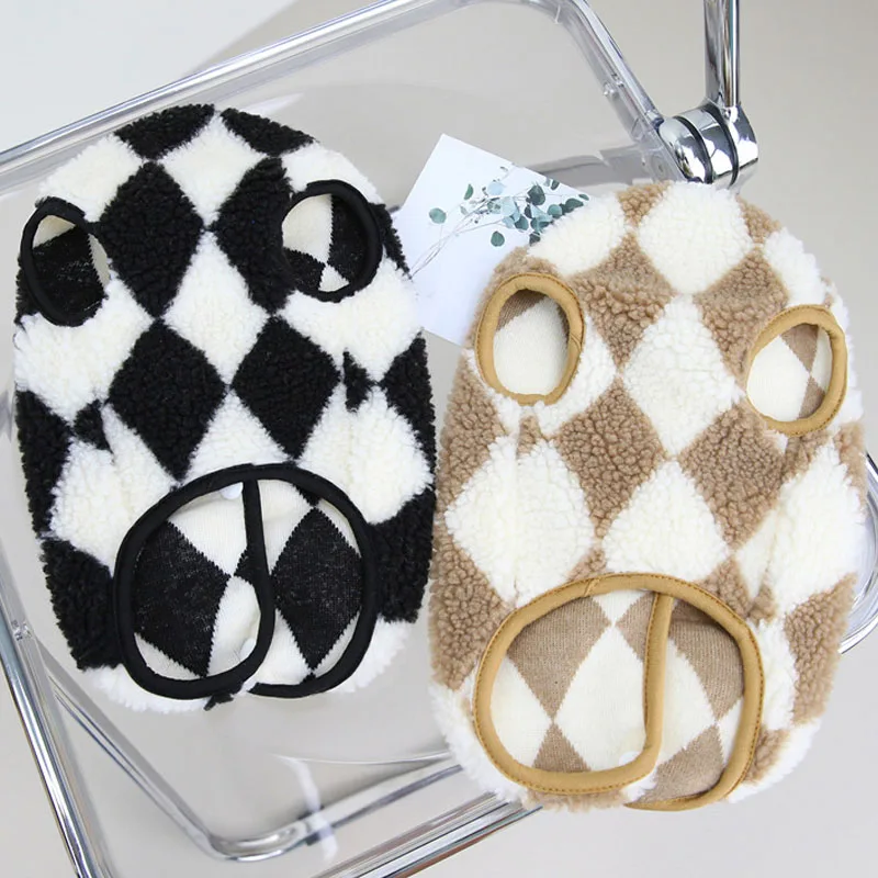 Ropa para perros, chaqueta sin mangas de lana de invierno para perros pequeños y medianos, ropa para mascotas Dachshund Shih Tzu, chaleco, disfraz, chaqueta para cachorros - imagen 2