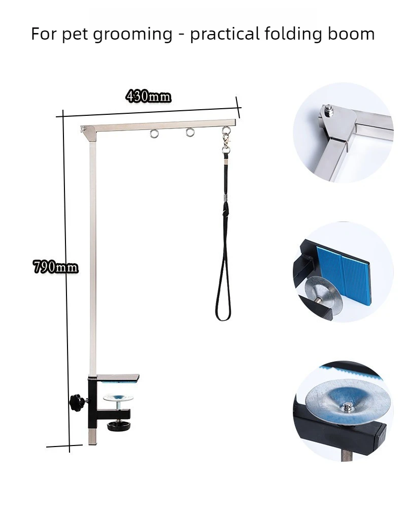 Instalación rápida del accesorio en mesa de peluquería