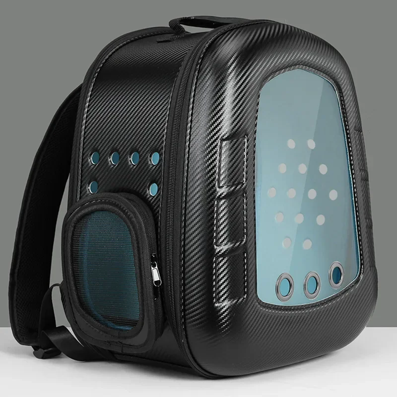 Bolsa para mascotas, cápsula espacial, mochila para gatos, bolsa portátil para gatos, mochila para perros de gran espacio con doble hombro - imagen 3