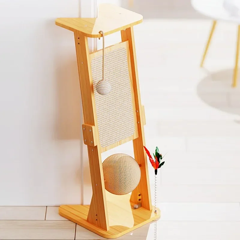 Poste rascador para gatos, Protector de sofá, bola para atrapar, poste rascador para gatos, amoladora de garras, tablero de Sisal para gatos, suministros para mascotas - imagen 2