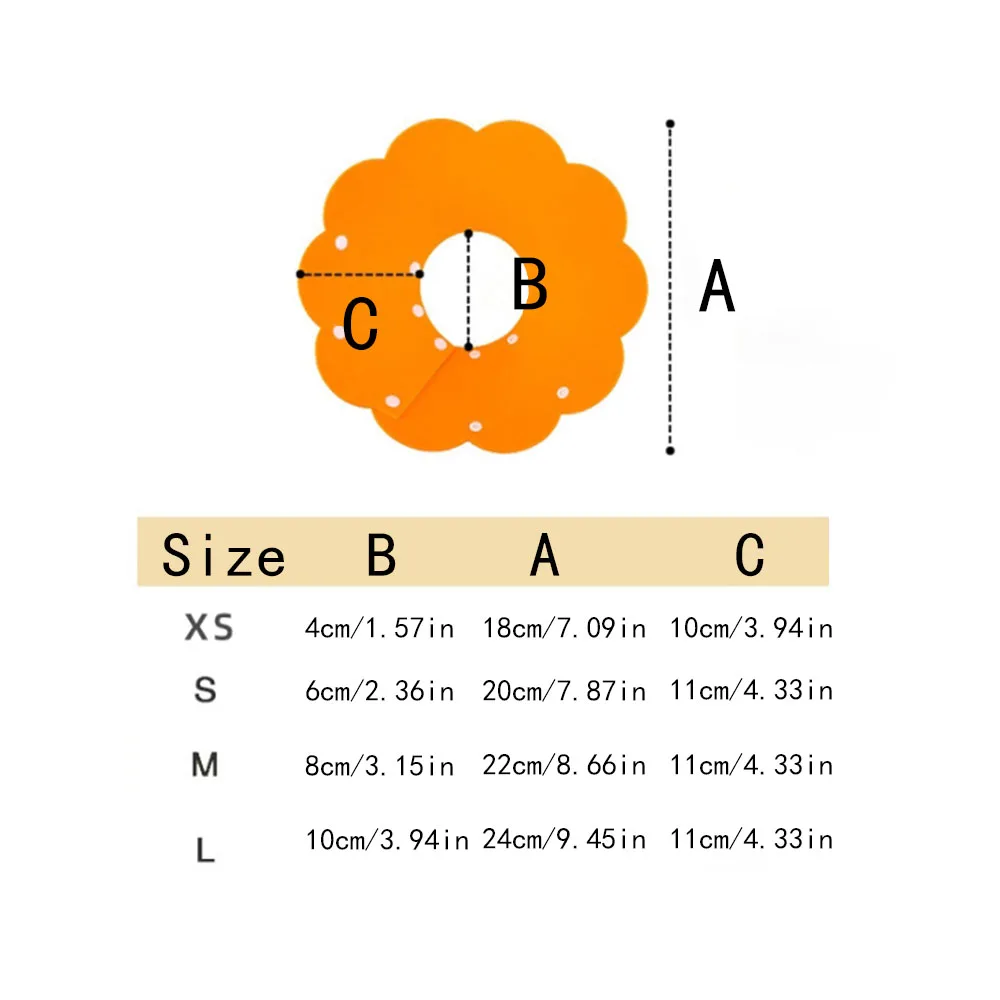 Cono de cuello para mascotas antimordeduras y antilamer: collar protector para perros y gatos, banda protectora para el cuello para mascotas a prueba de mordeduras - imagen 5