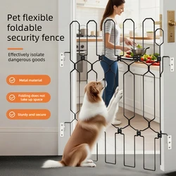 Barrera telescópica anti-gatos para perras en escaleras y puertas