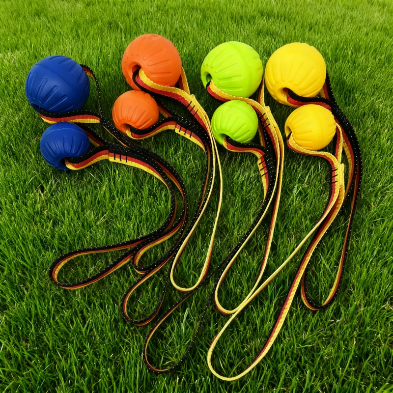 Divertido juguete de bola hueca de Eva para mascotas, juguetes resistentes para perros, juguete foño seguro para perros, adecuado para perros grandes, medianos y pequeños