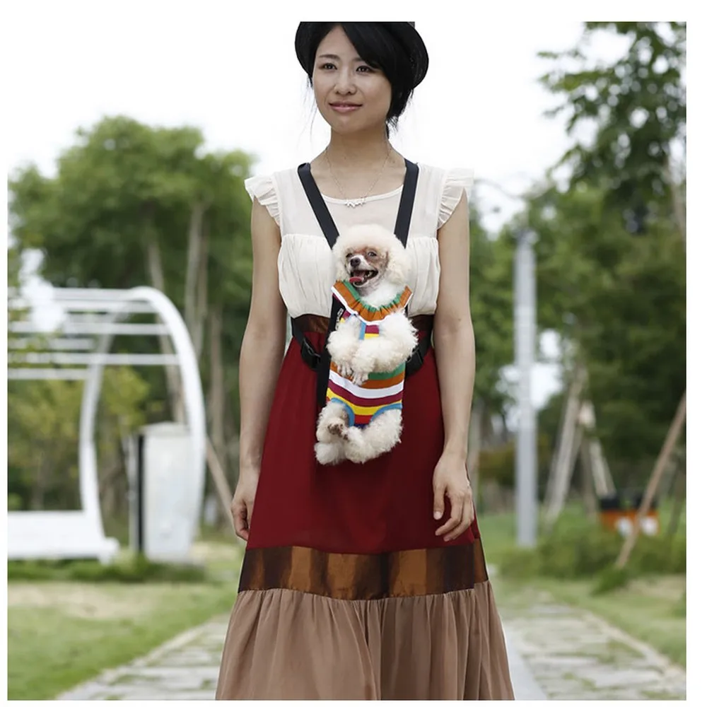 Mochila transportadora para gatos y perros con orificios de ventilación - imagen 3