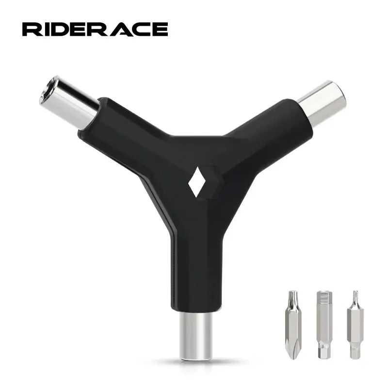 Kit multiherramienta en Y con puntas intercambiables para bicicleta