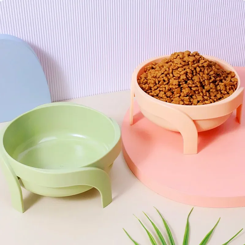ชามอาหารสุนัขคอ Protector สุนัขชามน้ําพลาสติกแมวชามล้างทําความสะอาดได้สําหรับสุนัขชามให้อาหาร Feeder PET Supplies - imagen 4