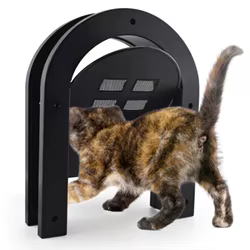 Puerta arqueada para gatos y perros de paso libre