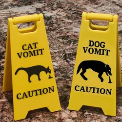 Pegatinas antideslizantes para perros y gatos – Señales de precaución amarillas