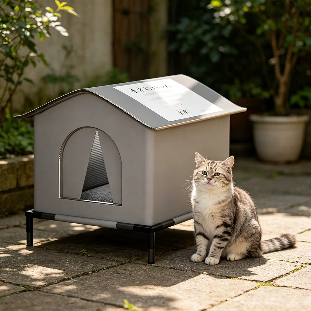 Casa para Gatos y Perros Pequeños - Interior y Exterior, Impermeable - imagen 5