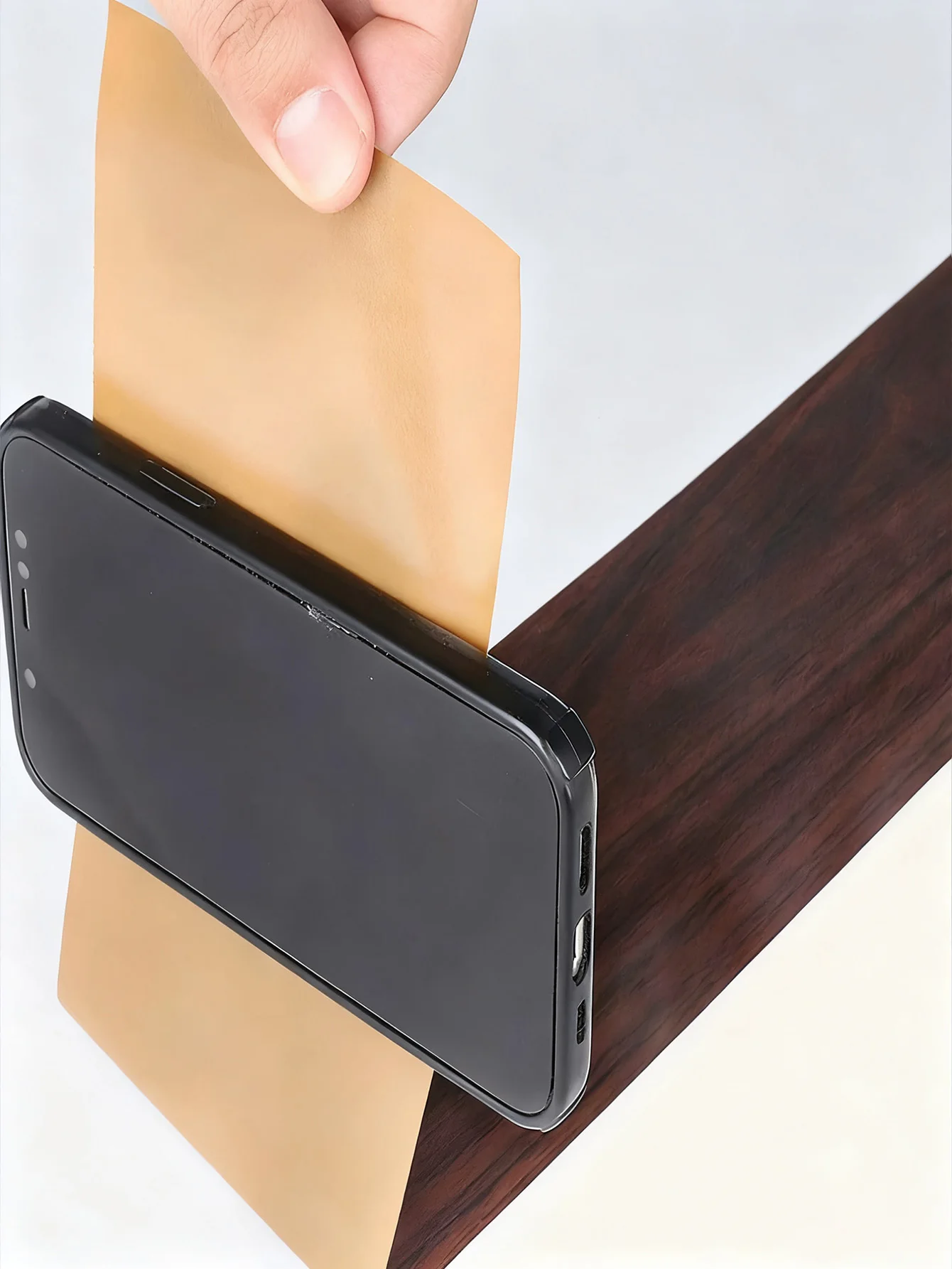 High-Quality Waterproof Wood Grain Self-Adhesive Paper - Easy to Use, Durable Furniture Renovation Wallpaper, Perfect for Kitchen Cabinets, Tables, Doors, Etc. - Natural Finish for Home Decor, Wooden Decals for Furniture (3.9inch X 393.7inch) - imagen 4