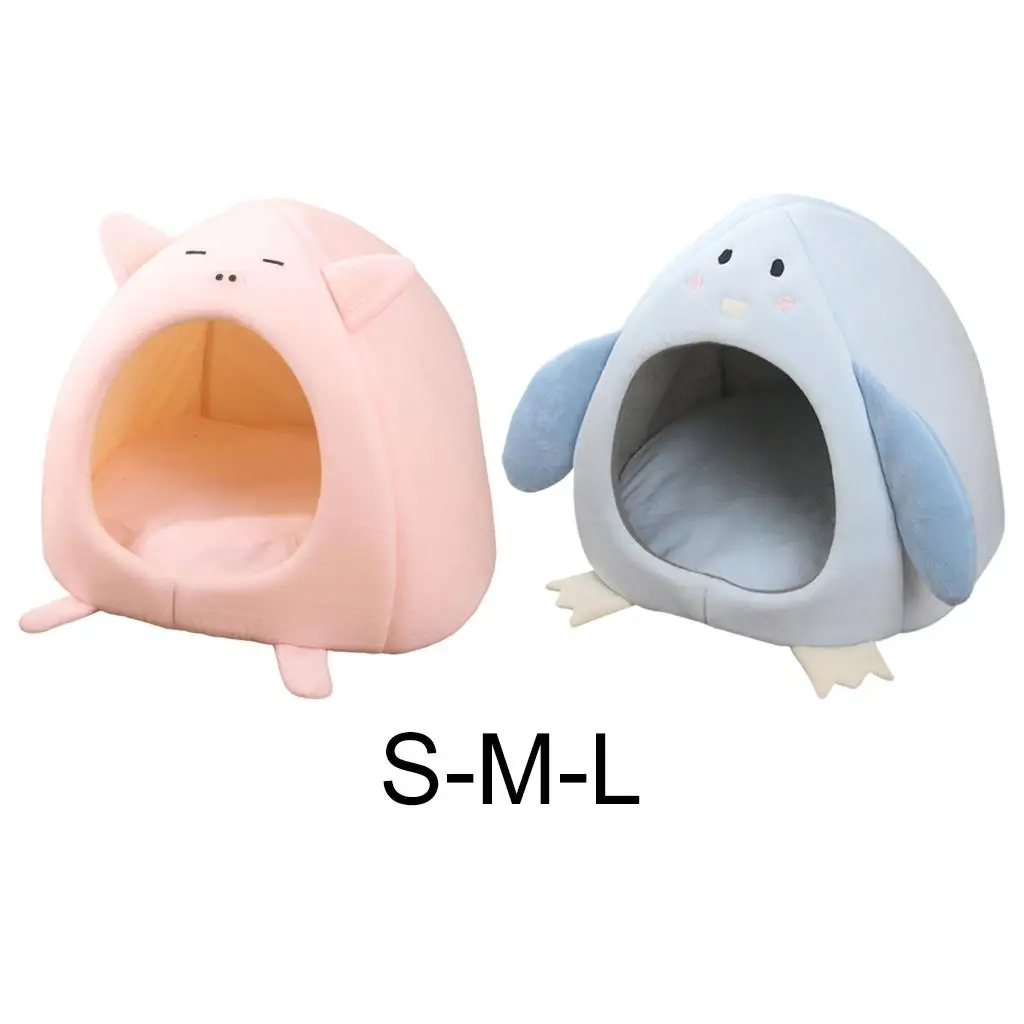 Cama suave para perro Adorable, nido de dormir de invierno para animales pequeños, Gato y cachorro - imagen 2