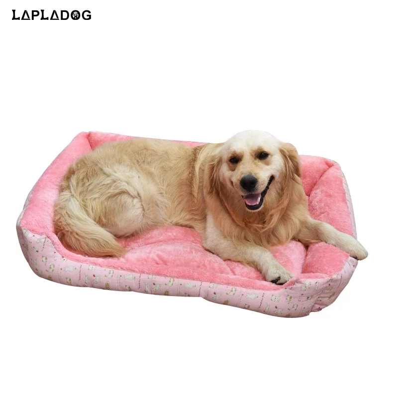 Camas para perros a rayas de algodón de alta calidad para perros grandes, casa para perros de talla grande, perrera suave para perros, suministros para mascotas ZL121