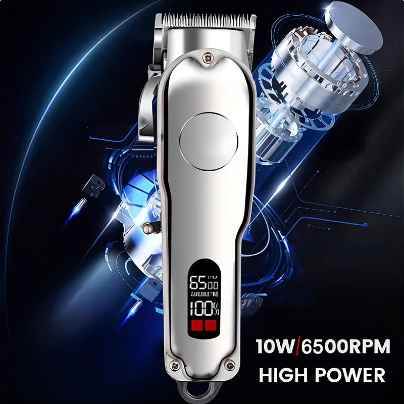 Afeitadora eléctrica profesional para perros y gatos, juego de cortapelos, suministros para mascotas, herramientas de recorte de bajo ruido - imagen 4