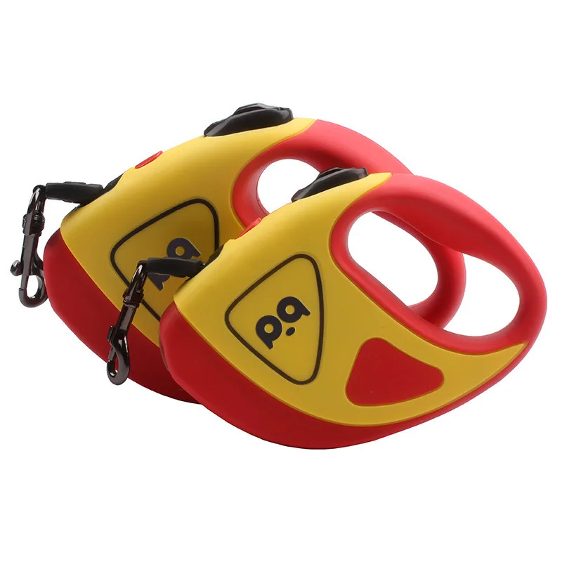 Correa retráctil con reflector para perro, cuerda de tracción automática de 3M/5M, luz antipérdida nocturna, Collar para mascotas para caminar de noche - imagen 5