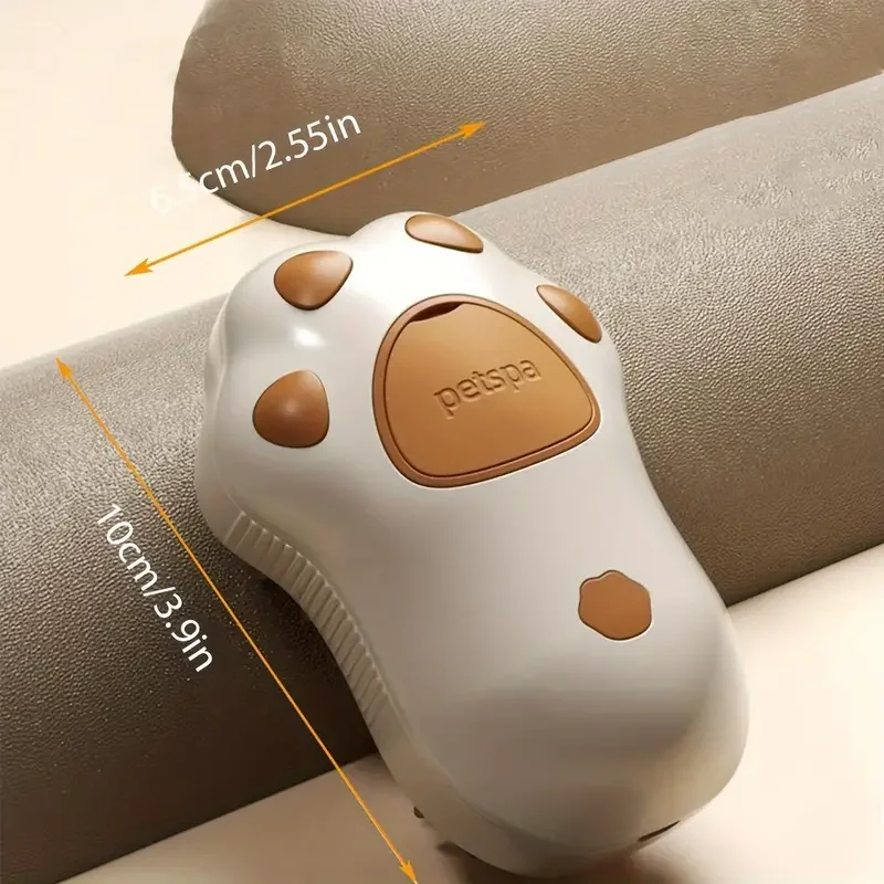 1 herramienta eléctrica de cepillo de vapor para gatos 3 en 1 con autolimpieza, cerdas de masaje de silicona, removedor de pelo, cuidado del abrigo para gatos y perros - imagen 5