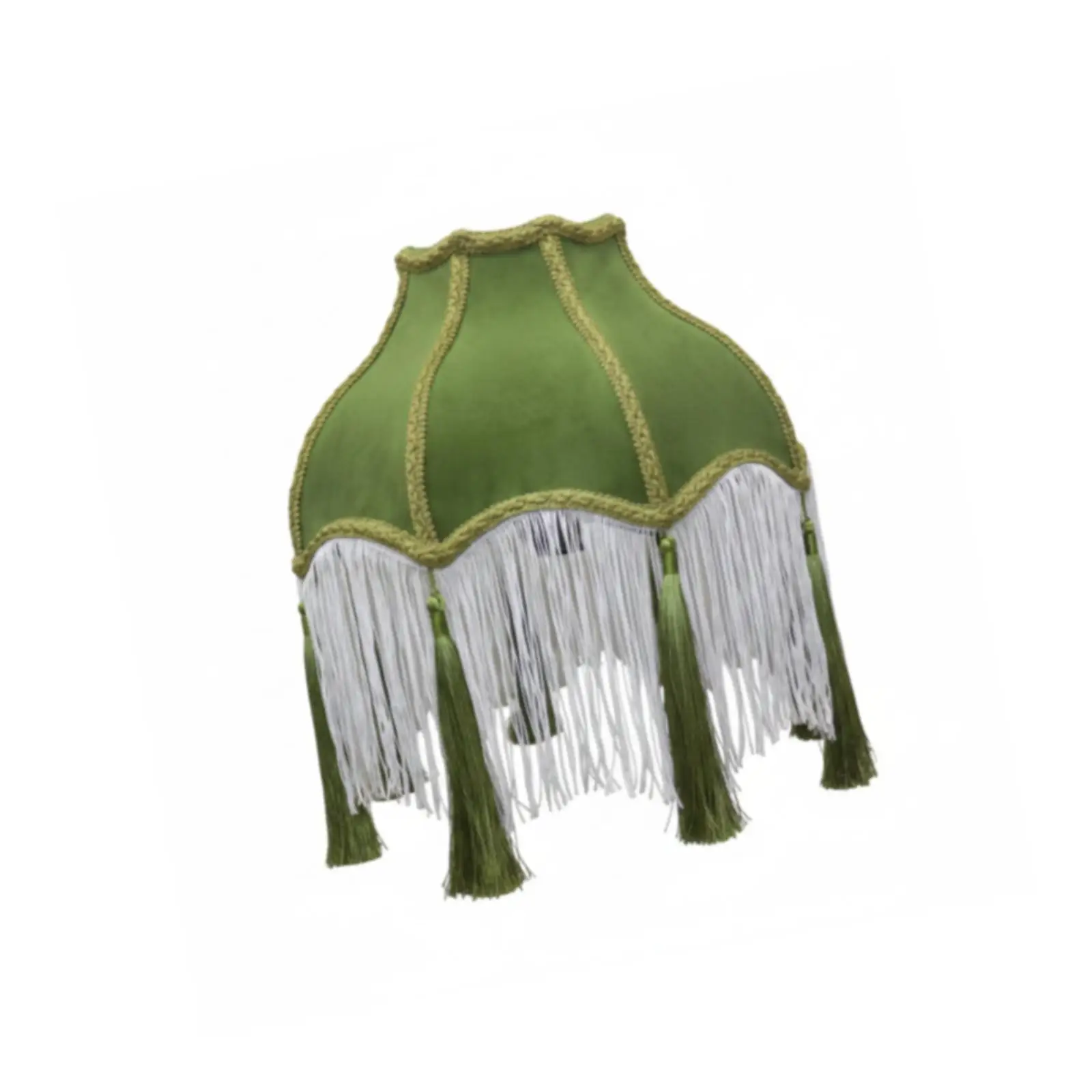 Campana de terciopelo con borlas para gatos – Cama tipo lámpara - imagen 2