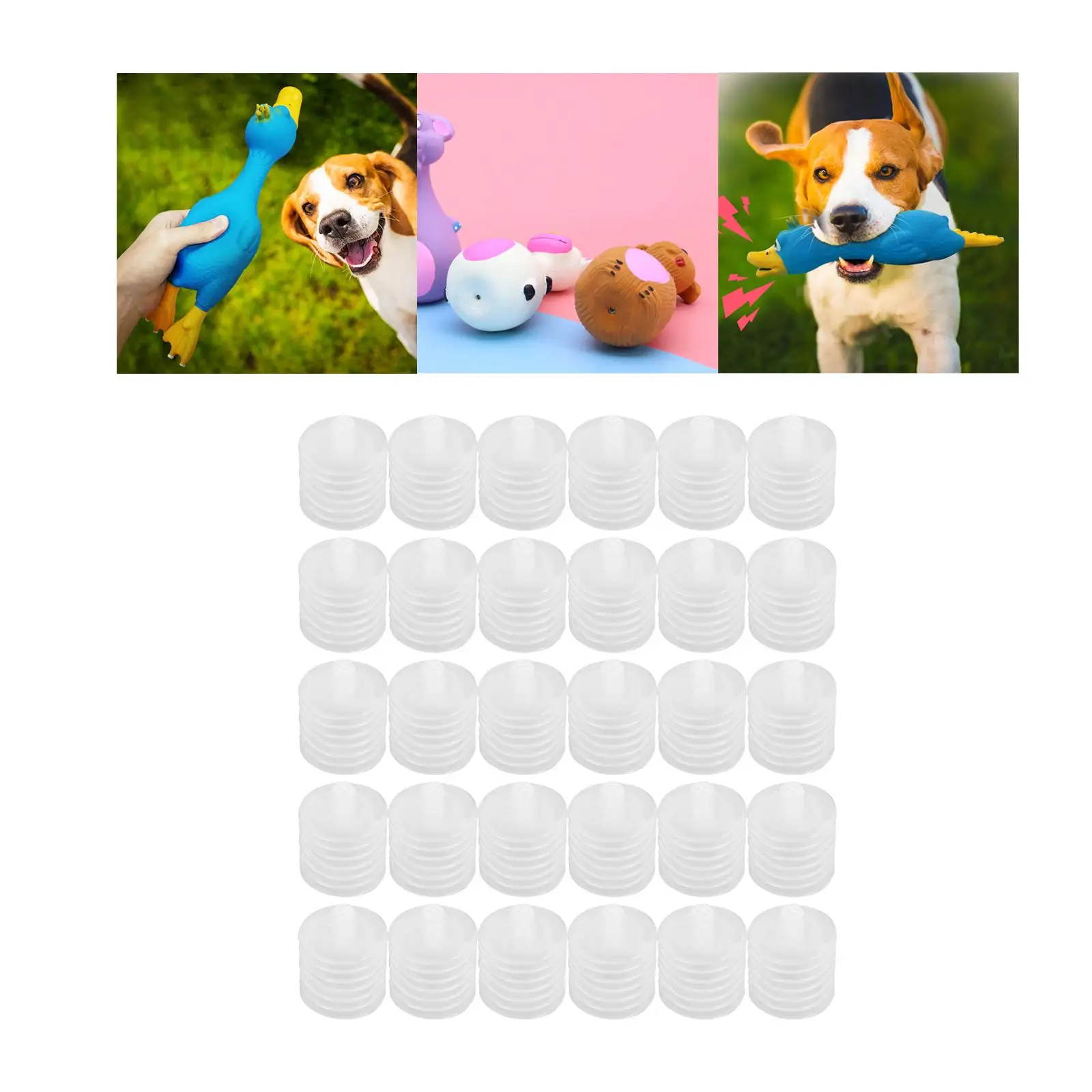 30x Toy Squeakers Tough Bulk Pets Toy Noise Makers for Pets Baby Toy Repair