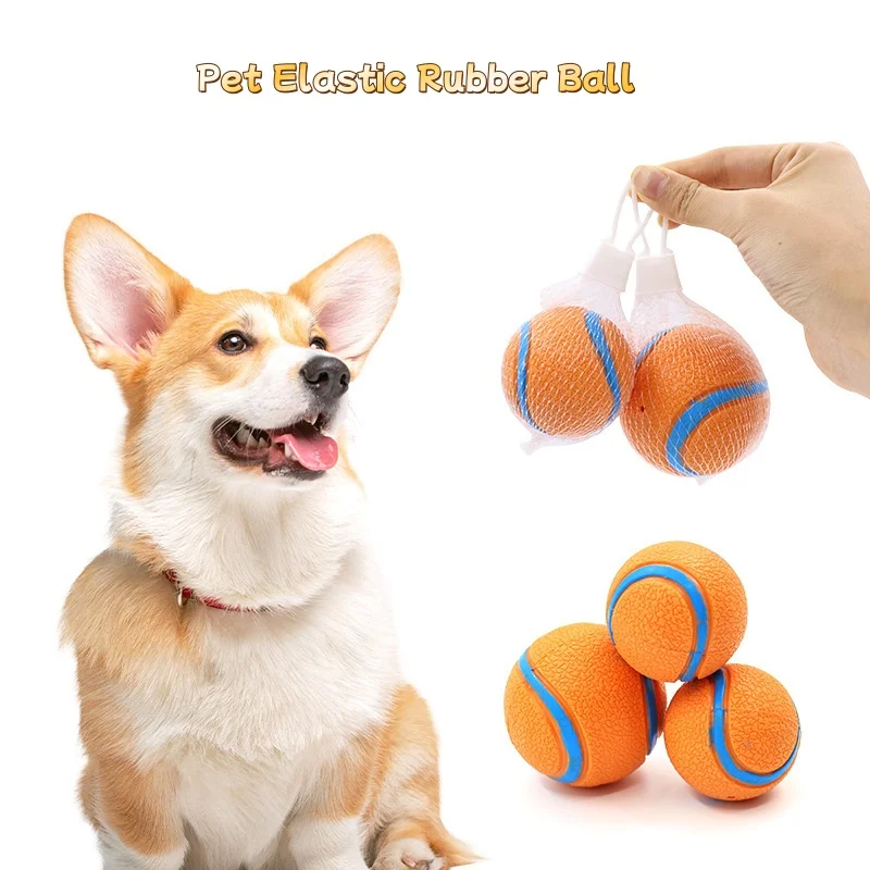 Pelota de goma hinchable para perros – Resistente a masticar y perfecta para lanzar - imagen 2
