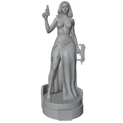 Figura resina miniatura sin pintar para juegos de rol y coleccionismo