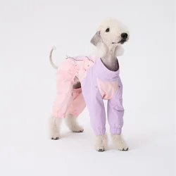 Traje impermeable ligero para perros Bedlington y Galgo Italiano
