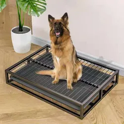 Inodoro acero para perros – Entrenamiento interior con bandeja lavable