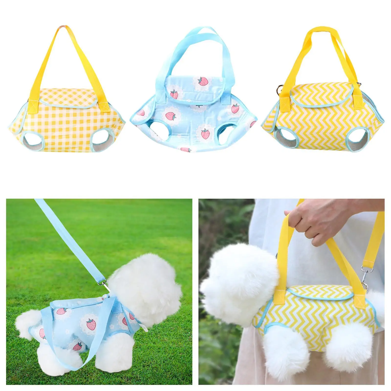 Cat Carrier Soft Portable Breathable Pet Supplies and Handle Cute Handbag for Small Dogs and Cats Kitten Outdoor Puppy Travel