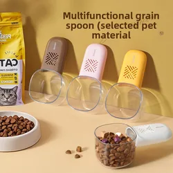 Cuchara medidora con báscula para comida de gatos
