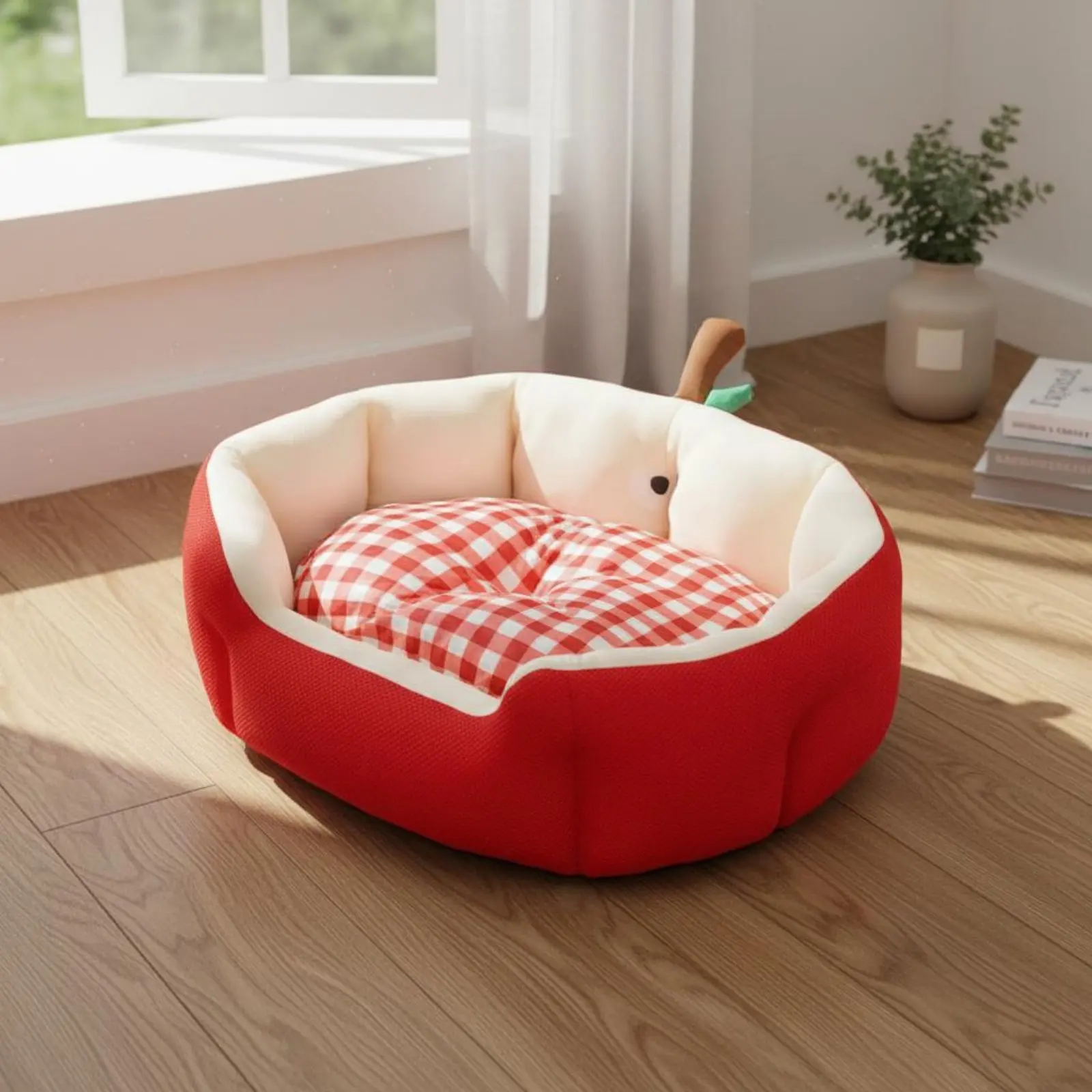 Cama plátano transpirable para gatos con borde soporte – Ideal verano - imagen 5