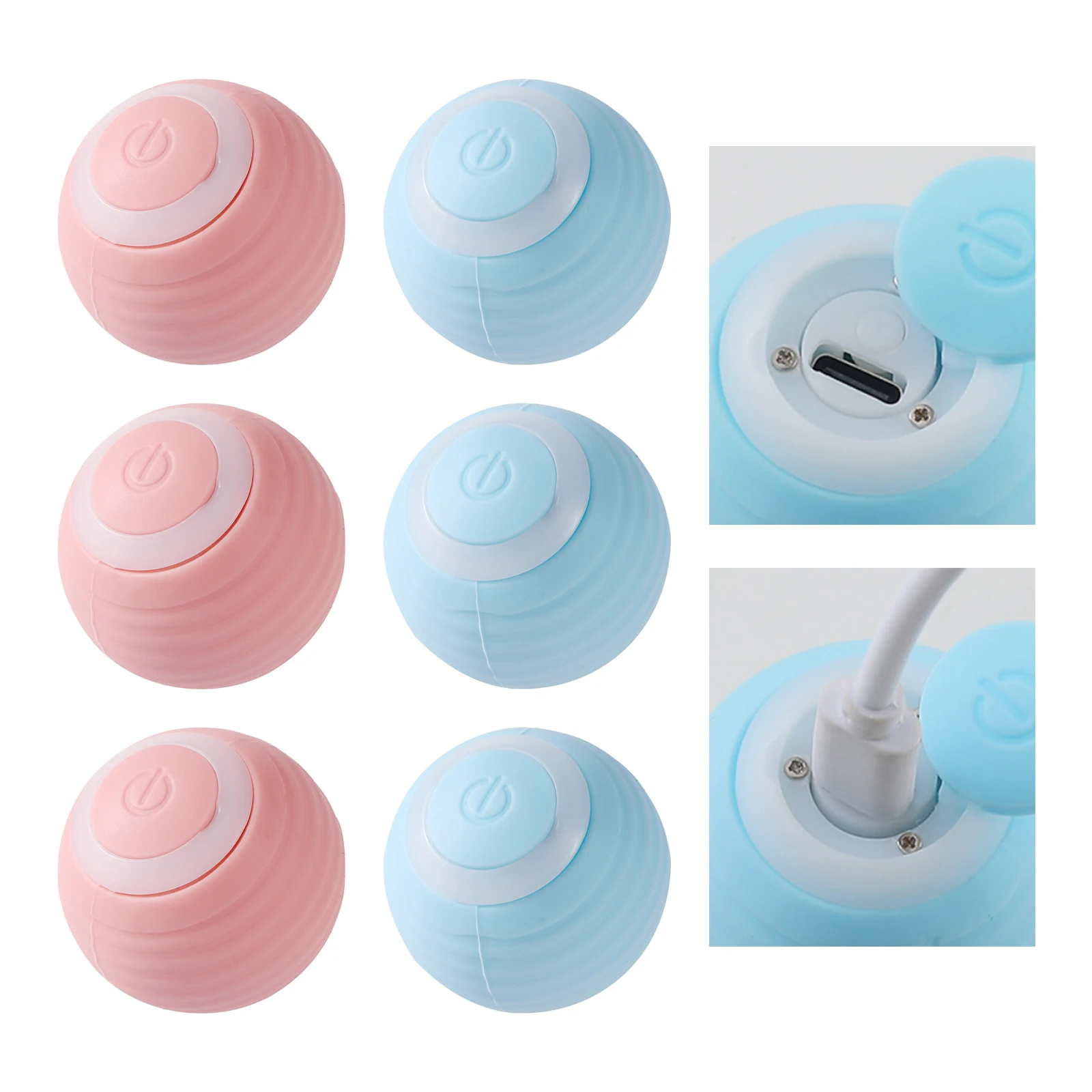Juguetes eléctricos con pelota para gatos, juguetes inteligentes con rodamiento automático, interactivos para entrenamiento de gatos, juguetes para gatitos móviles para jugar en interiores - imagen 3