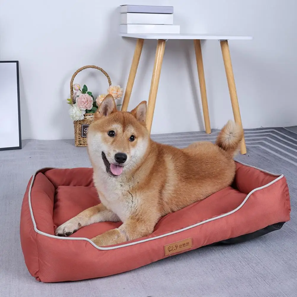 Sofá para perros que alivia la presión, cama impermeable para perros con cojín antideslizante y acogedor para perros pequeños, mascota lavable para Extra para perros
