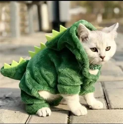 Ropa de Halloween para gatos y perros - Disfraz dinosaurio
