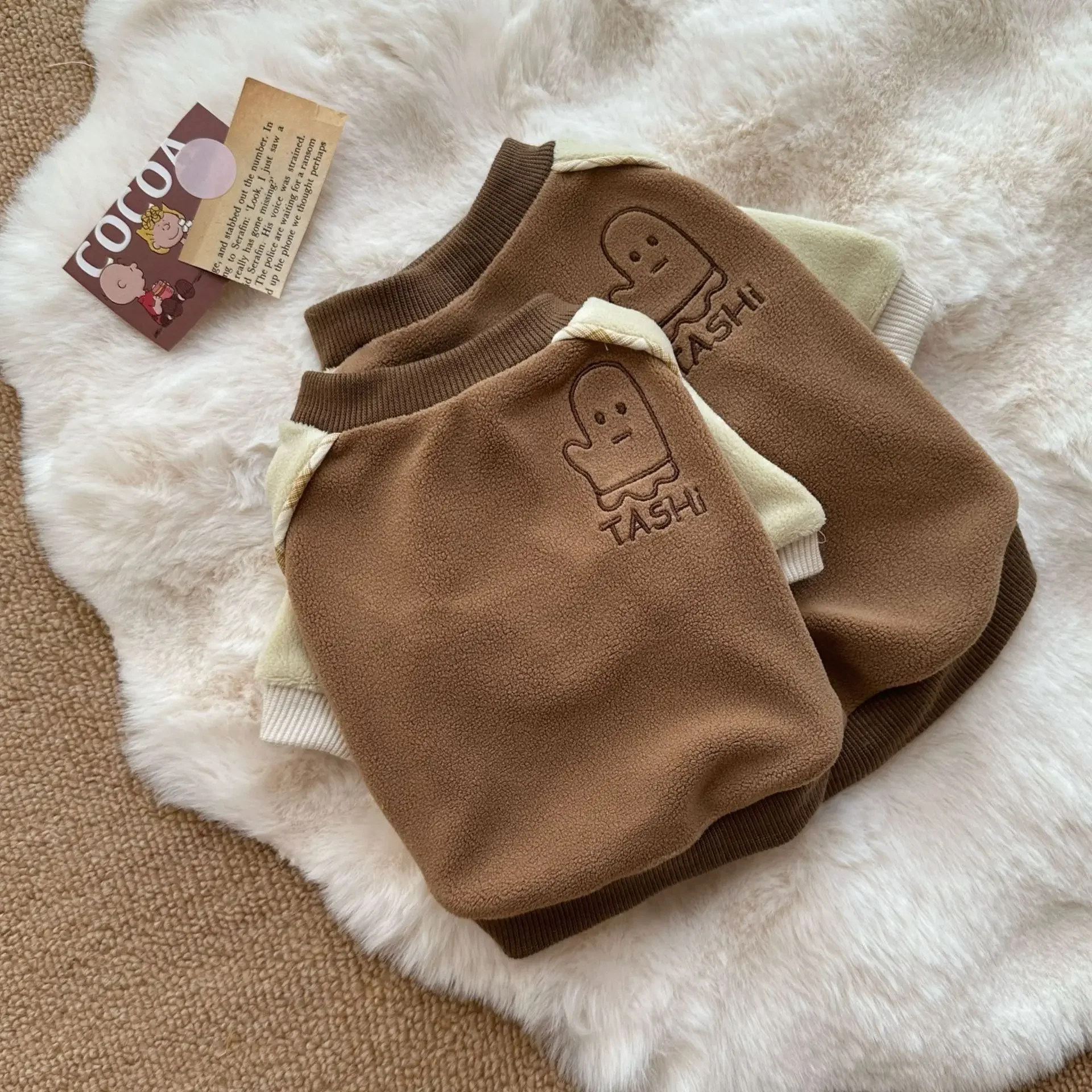 Ropa bonita de invierno para perros, camiseta, ropa bonita para cachorros, abrigo de Bulldog Francés, disfraces de Pug, chaqueta para perros pequeños, Chihuahua Yorkie - imagen 4