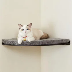 Estantes de pared para gatos – Plataforma de feltro para saltar y jugar