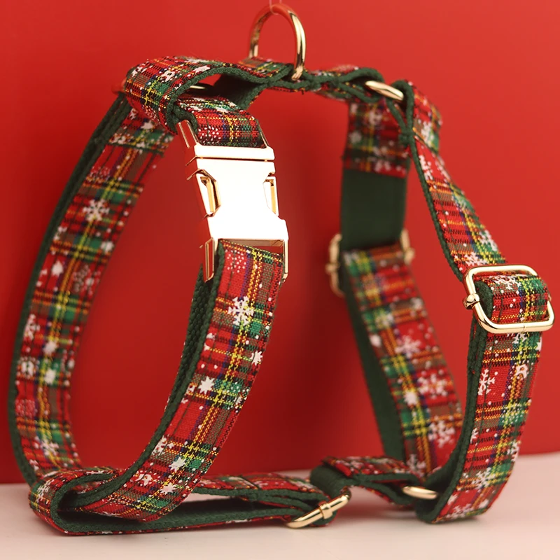 Collar de punto hecho a mano para mascotas, suministros para perros, accesorios tejidos, conjunto de Navidad de otoño e invierno - imagen 2