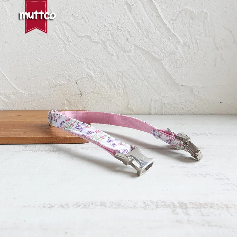 MUTTCO-collar de gato personalizado, collar hecho a mano, bonito y hermoso diseño, 2 tamaños, UCC133 - imagen 2