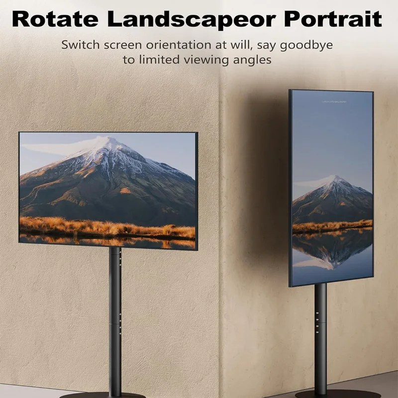 Soporte TV con ruedas portátil para televisores universales estables - imagen 5
