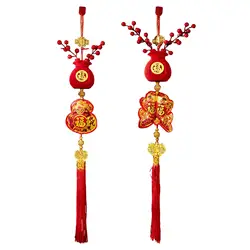 Colgante caballo bayas rojas para collar gato y perro – Adorno festivo