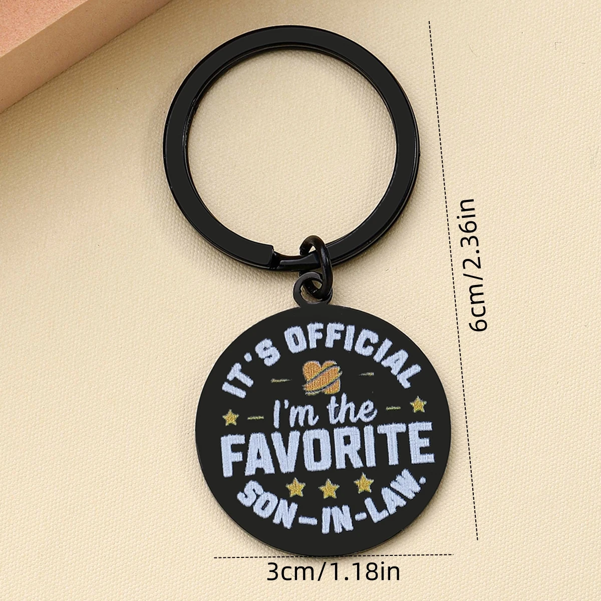 Regalos de hijo en ley para hombres, rellenos de calcetines de Feliz Navidad, llavero de cumpleaños - imagen 3