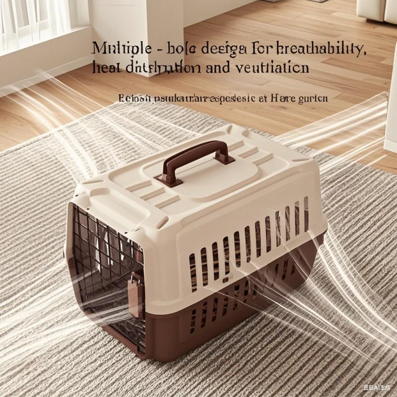 1 Uds. Equipaje para mascotas estuche portátil para aerolínea Material PP duradero resistente fácil instalación adecuado para gatos y perros pequeños