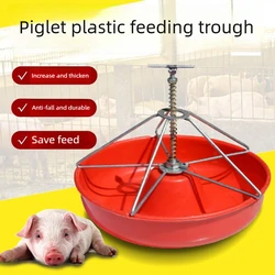 Comedero doble de plástico para gatos y perros – Resistente y fácil de limpiar
