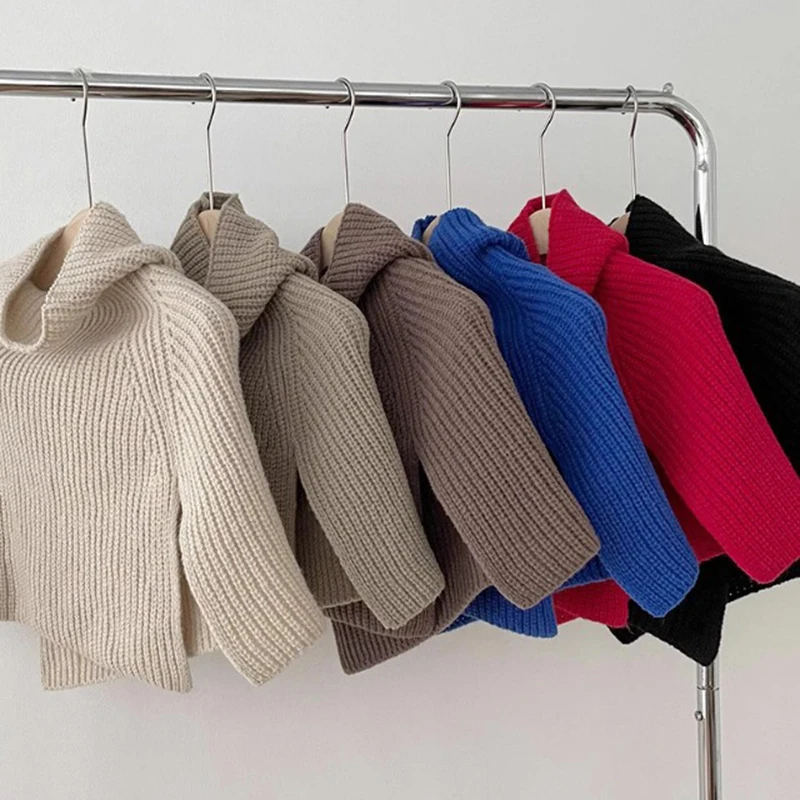 Jersey bufanda de punto chal bufanda de invierno abrigo de cuello falso babero bufanda cálida cuello alto hendidura Jumper chal accesorios de ropa - imagen 4