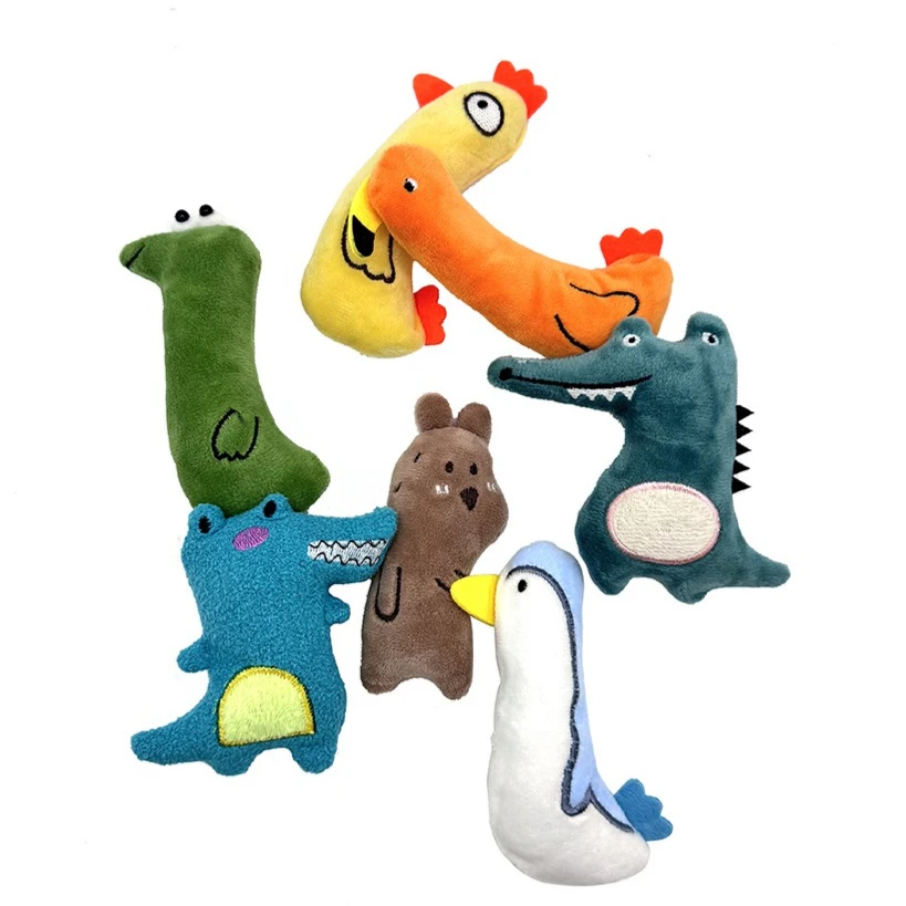 Juguetes de peluche con hierba gatera para gatos, juguetes para masticar dinosaurios con hierba gatera Natural para morder y moler los dientes, juguetes interactivos para gatitos