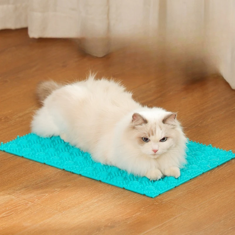 Cepillo de masaje para gatos – rascador autoadhesivo 2 en 1 - imagen 2