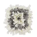 Gray white flowers O