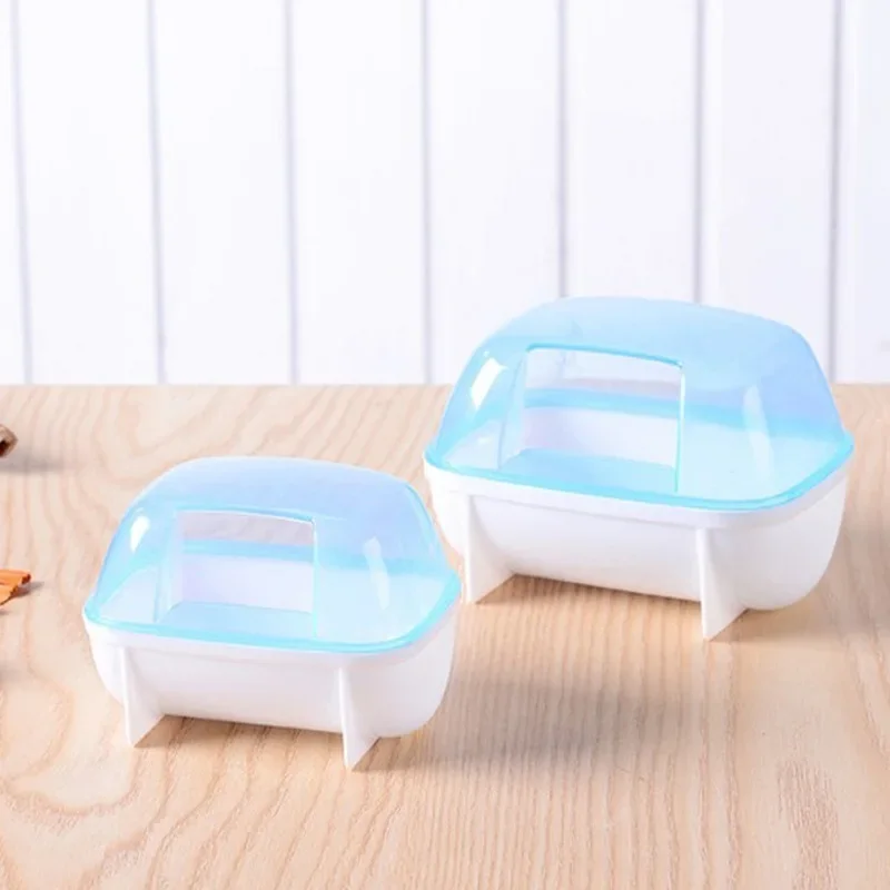 Casa de baño de hámster para mascotas, piscina, Chinchilla para mascotas, baño de arena, ducha, inodoro, baño de arena para hámster - imagen 2