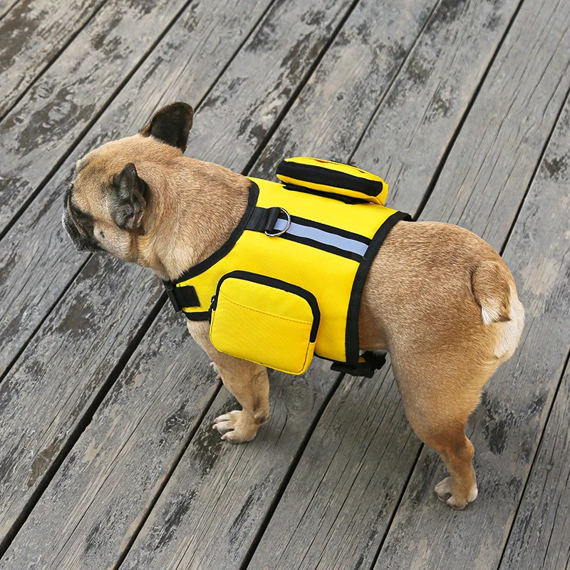 Mochila impermeable para perros pequeños y medianos, bolsa de sillín para viajes, senderismo y Camping, suministros para mascotas, paquete táctico - imagen 2